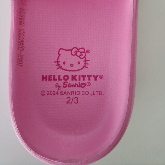 Girls Hello Kitty Slide Sandals (Size 2/3) Sanrio - Picture 5 of 7